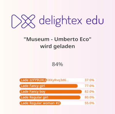 Screenshot des Ladebildschirmes eines Cospaces nach Anklicken des Share-Codes